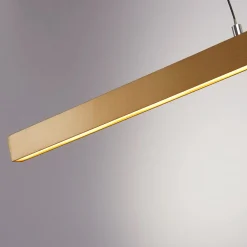 Layla LED-riippuvalaisin, lineaarinen, kultainen, korkeussäädettävä,
