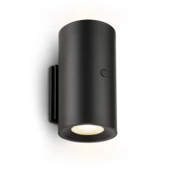LED-akkukäyttöinen LED-seinävalaisin Isy, mattamusta, muovi, 3 000 K