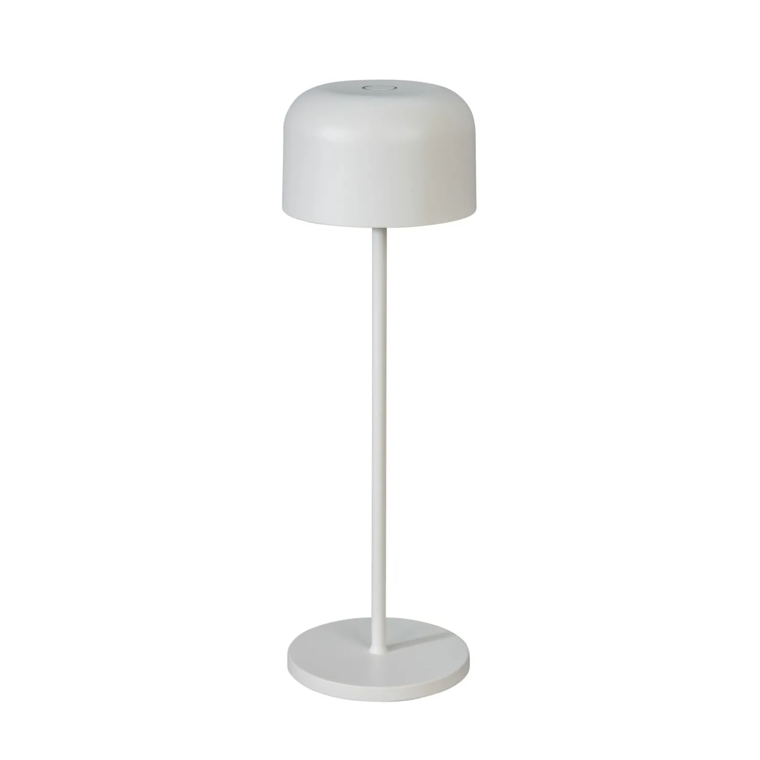LED-akkukäyttöinen pöytälamppu Lille, korkeus 36 cm, valkoinen, IP54, USB