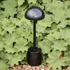 LED-akkukäyttöinen pöytälamppu Taten, musta, korkeus 30 cm, metalli