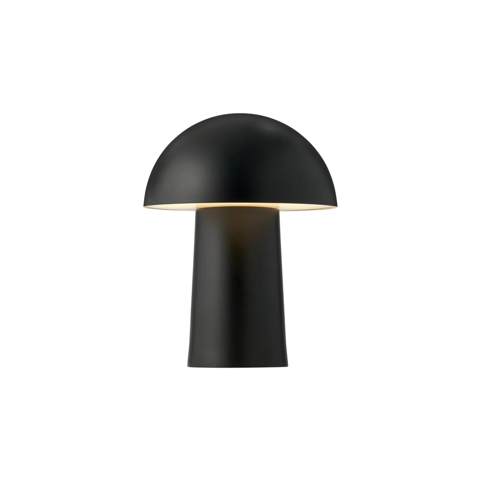 LED-akkukäyttöinen pöytävalaisin Faye Portable, musta, himmennettävä, USB