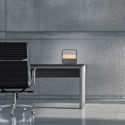 LED-akkukäyttöinen pöytävalaisin PURE Go, harmaa, alumiini