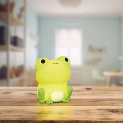 LED-akkulamppu Willi, vihreä, korkeus 11 cm, silikoni