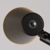 LED-akku-lattiavalaisin 10450BK, musta, korkeus 151 cm, metalli