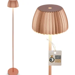 LED-akku-maavalaisin Brilo unplugged Riffle, kuparinen