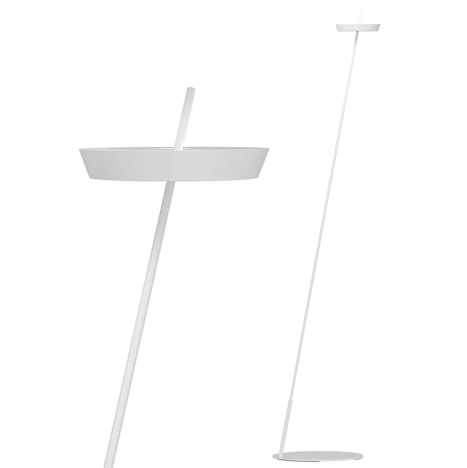 LED-akku-maavalaisin Mahina, valkoinen, korkeus 130 cm, metalli, CCT