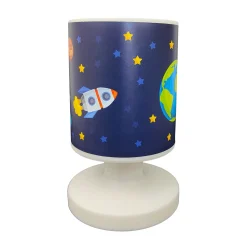 LED-akkupöytälamppu Avaruus, USB, IP44