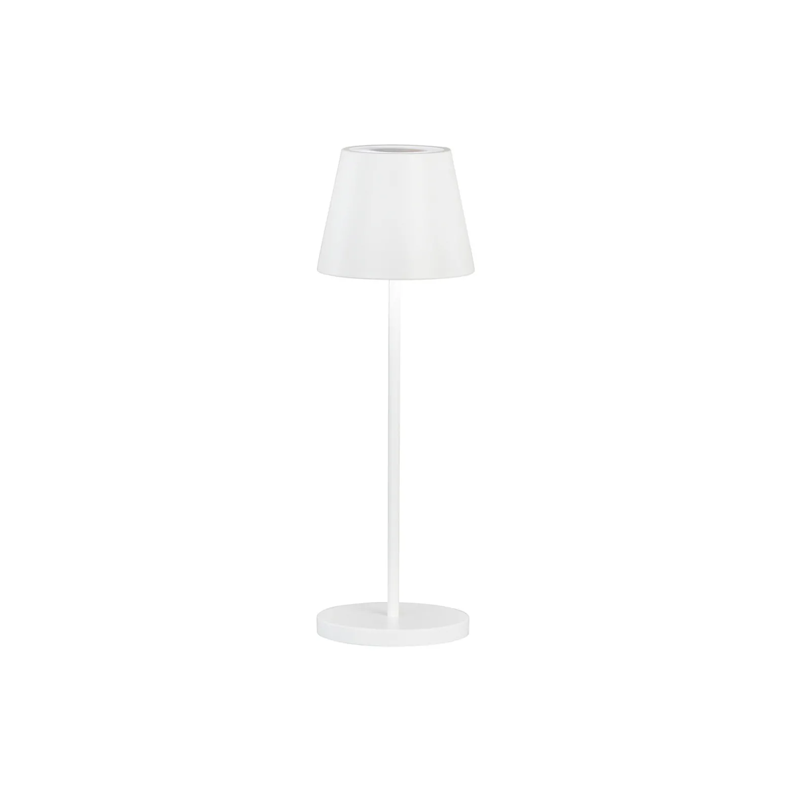 LED-akkupöytälamppu Cosenza 2.0 34cm hiekanvalk