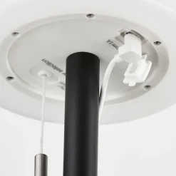 LED-akkupöytälamppu Fiumara musta/valkoinen, 2 kpl
