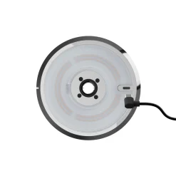 LED-akku-pöytälamppu Mahina kromivärinen korkeus 36 cm metalli CCT