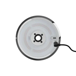 LED-akku-pöytälamppu Mahina kromivärinen korkeus 36 cm metalli CCT