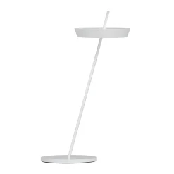 LED-akku-pöytälamppu Mahina, valkoinen, korkeus 36 cm, metalli, CCT