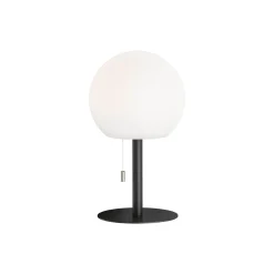 LED-akkupöytälamppu Trivento, hiekanmusta