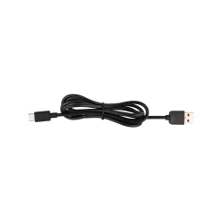 LED-akku-pöytälamppu Vannie, musta, korkeus 36 cm, IP44