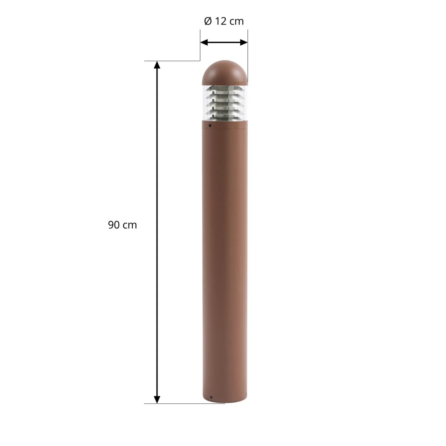 LED-akku-seinävalaisin DANISH, ulkonema 25 cm, kullankeltainen metalli