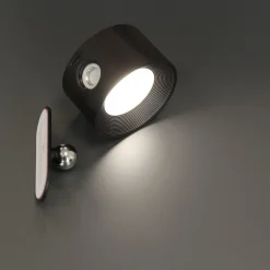 LED-akku-seinävalaisin Magnetics, musta, CCT, magneetilla