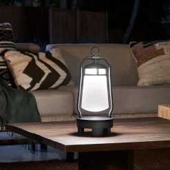 LED-akkuvalaisin Lyndon Bluetooth-kaiuttimella