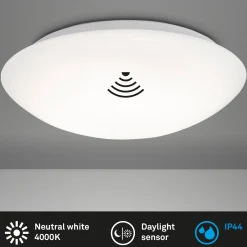 LED-anturikattovalaisin Elipso IP44 4,000K Ø38cm