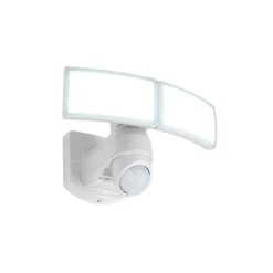 LED-anturilla varustettu ulkoseinävalaisin ARC, valkoinen, 28 cm, 2-lamppuinen,