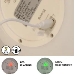 LED-aurinko-akkuvalo Busso valk., himmennyssensori