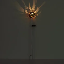 LED-aurinkoenergialla toimiva maapiikkavalaisin 36747, pallomainen,