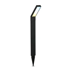 LED-aurinkoenergialla toimiva maapiikkavalo 3796015, musta, muovi, CCT-arvo
