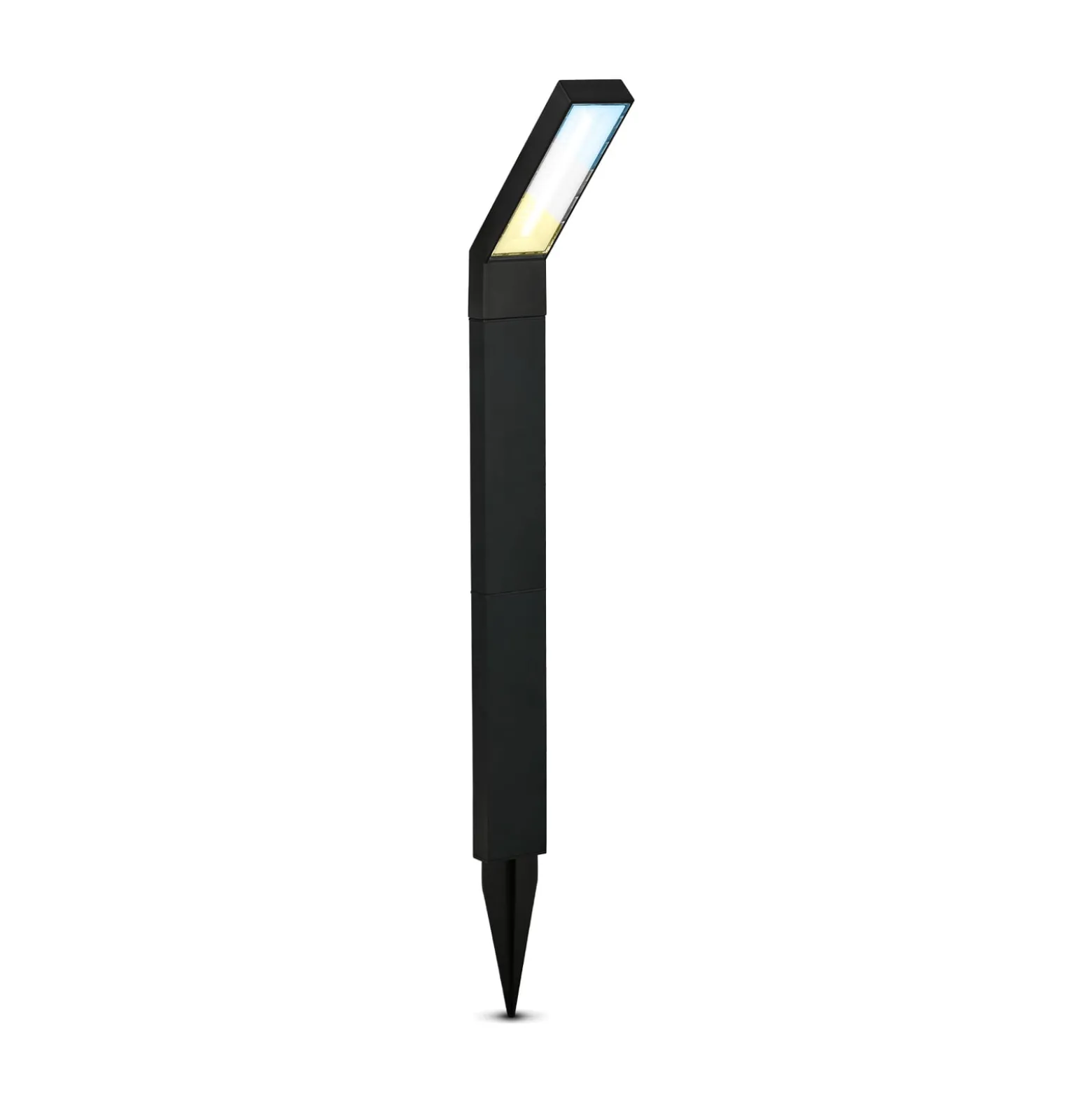 LED-aurinkoenergialla toimiva maapiikkavalo 3796015, musta, muovi, CCT-arvo