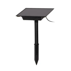 LED-aurinkokäyttöinen kohdevalaisin Powerspot 53 cm, 250 lm, musta, maakiinnike