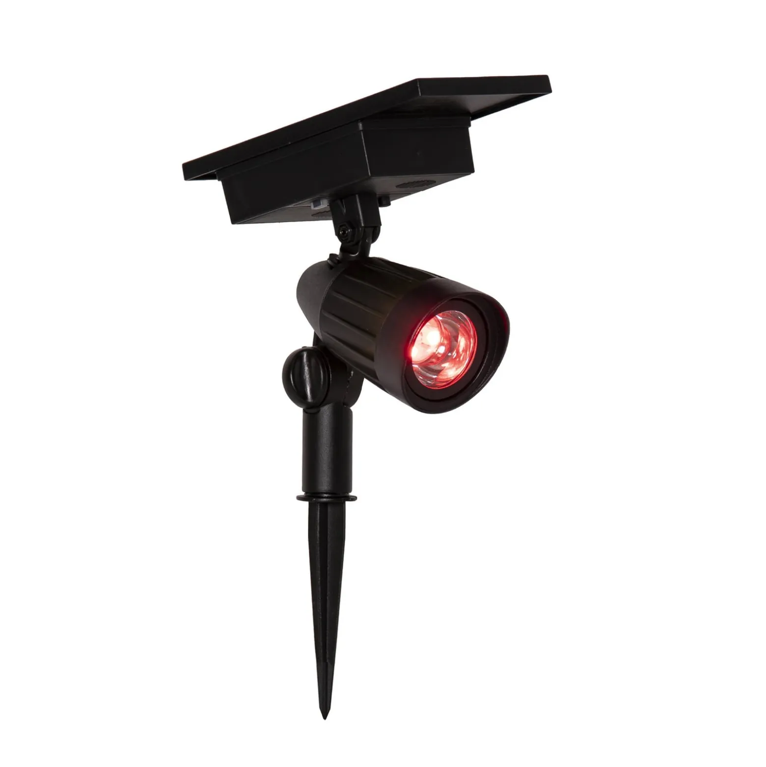 LED-aurinkokäyttöinen kohdevalaisin Powerspot 19 cm RGBW, 80 lm, musta, maakiila