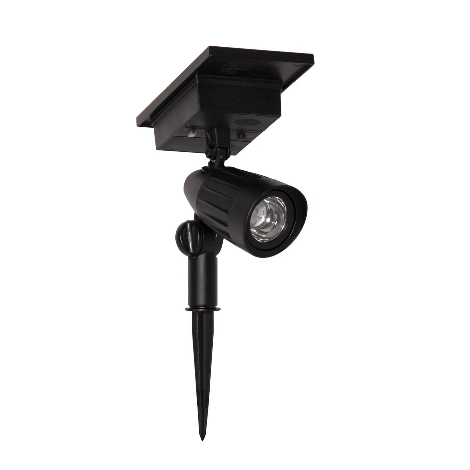 LED-aurinkokäyttöinen kohdevalaisin Powerspot 19 cm RGBW, 80 lm, musta, maakiila