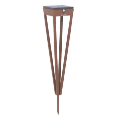 LED-aurinkolyhty Tinka, korkeus 52 cm, corten