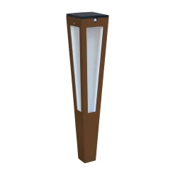 LED-aurinkolyhty Tinka, sensori, 62 cm, corten