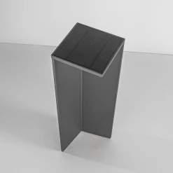 LED-aurinkopolkuvalo Fold, tummanharmaa, liiketunnistin, IP54