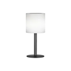 LED-aurinkopöytälamppu Lesina hiekan/valkoinen