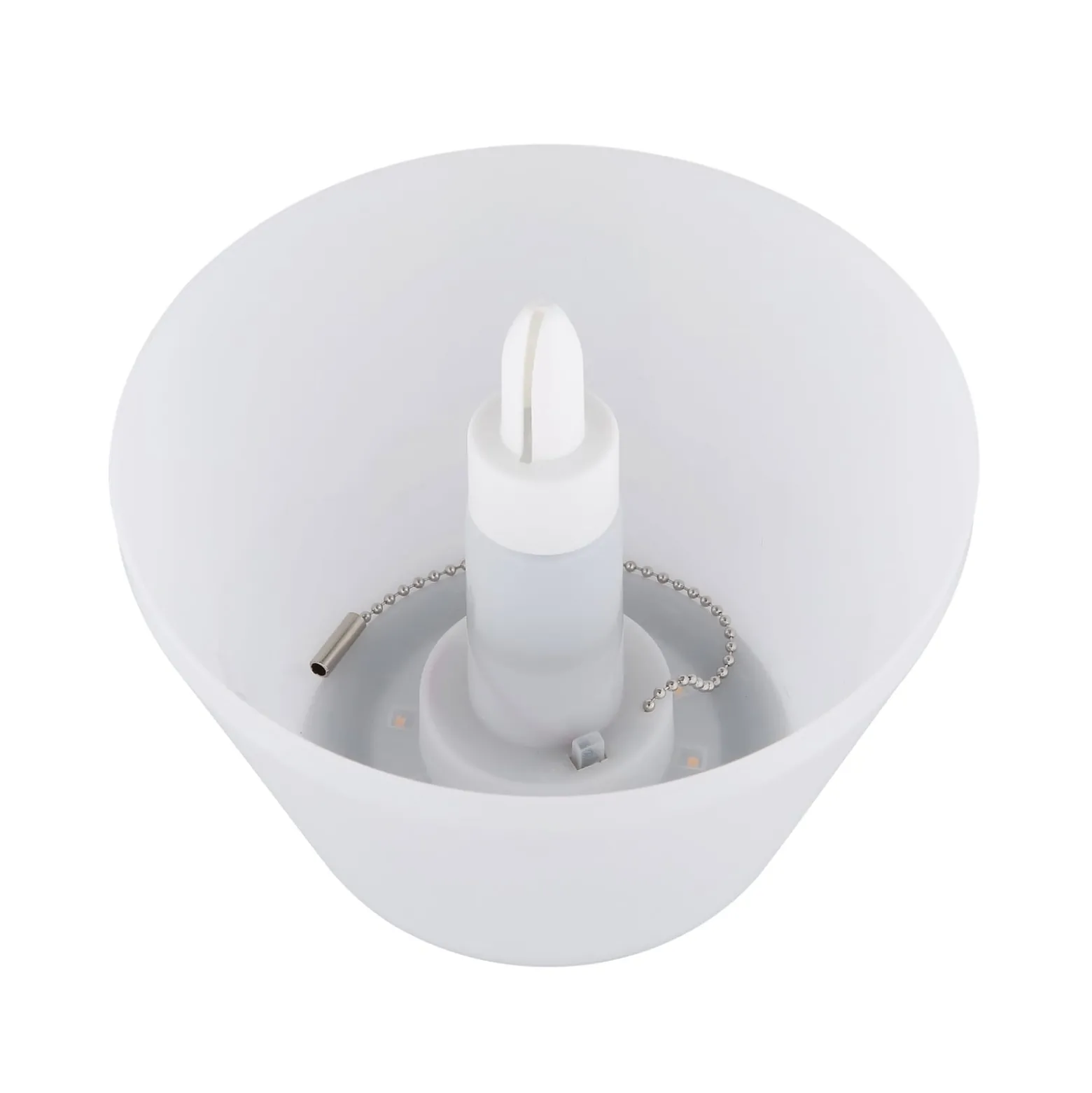 LED aurinko pöytävalaisin 36000 pullo top valkoinen muovi