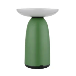 LED-aurinkopöytävalaisin 36625, vihreä, metalli, 23 cm, himmennettävä