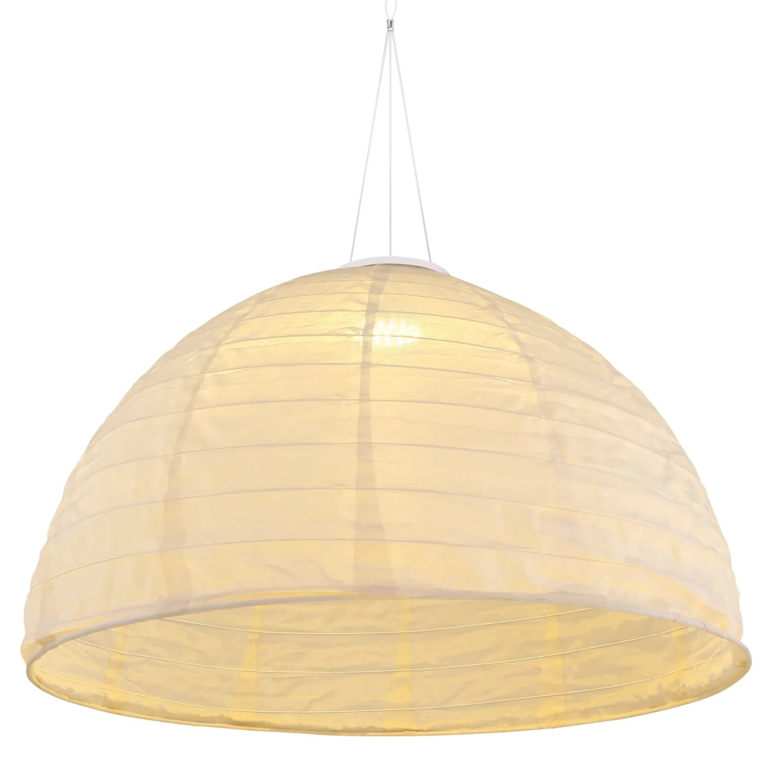 LED aurinko riipusvalaisin 33982, valkoinen, pellava, muovi