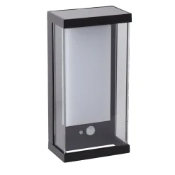 LED aurinko ulkoseinävalo 67419BK