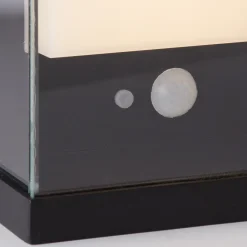 LED aurinko ulkoseinävalo 67419BK