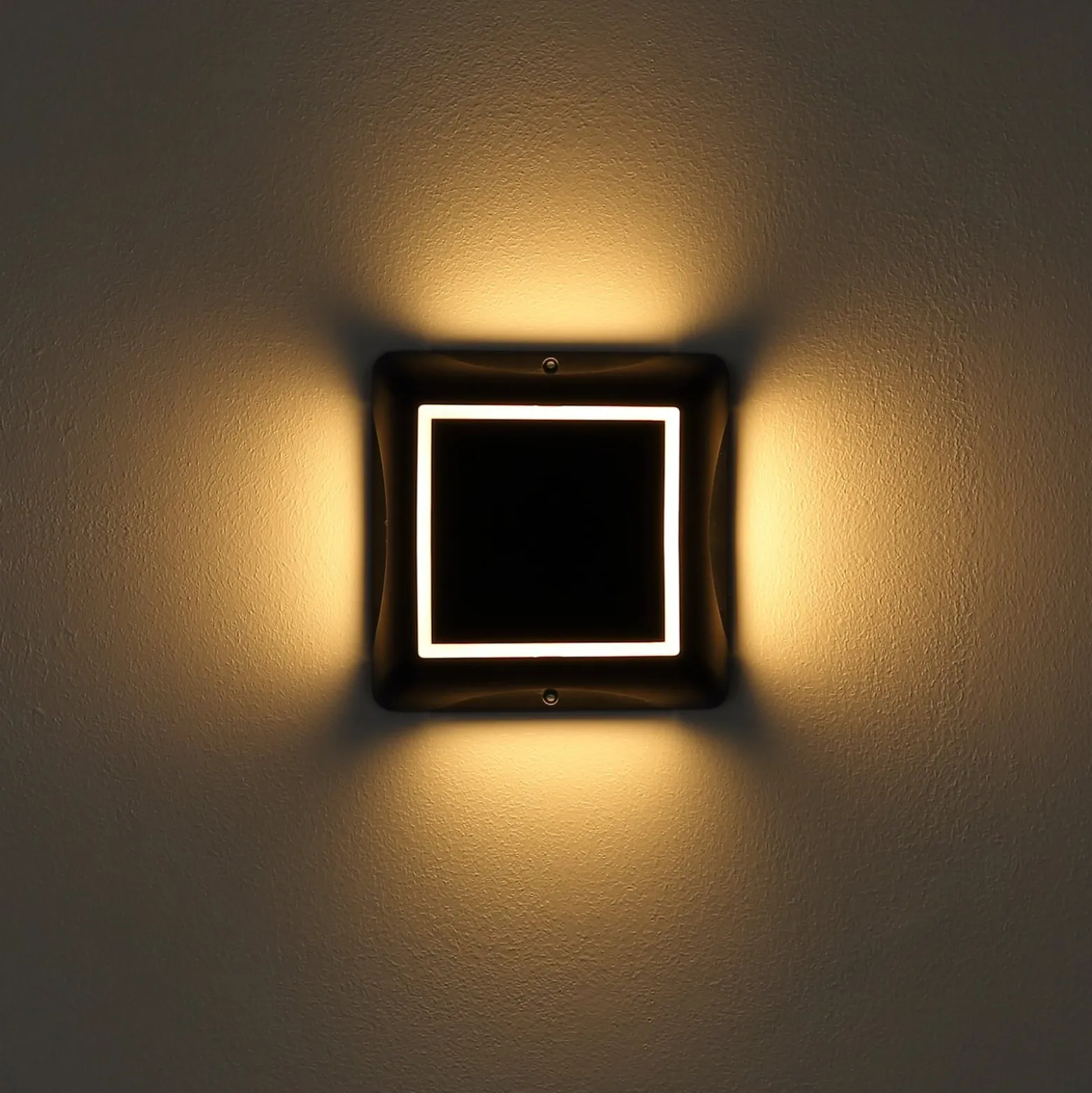 LED-aurinkovalaisin 36505, maapiikki, seinävalaisin, musta, alumiini