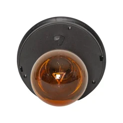 LED-aurinkovalaisin Marron, korkeus 25 cm, ruskea, metalli, USB-C