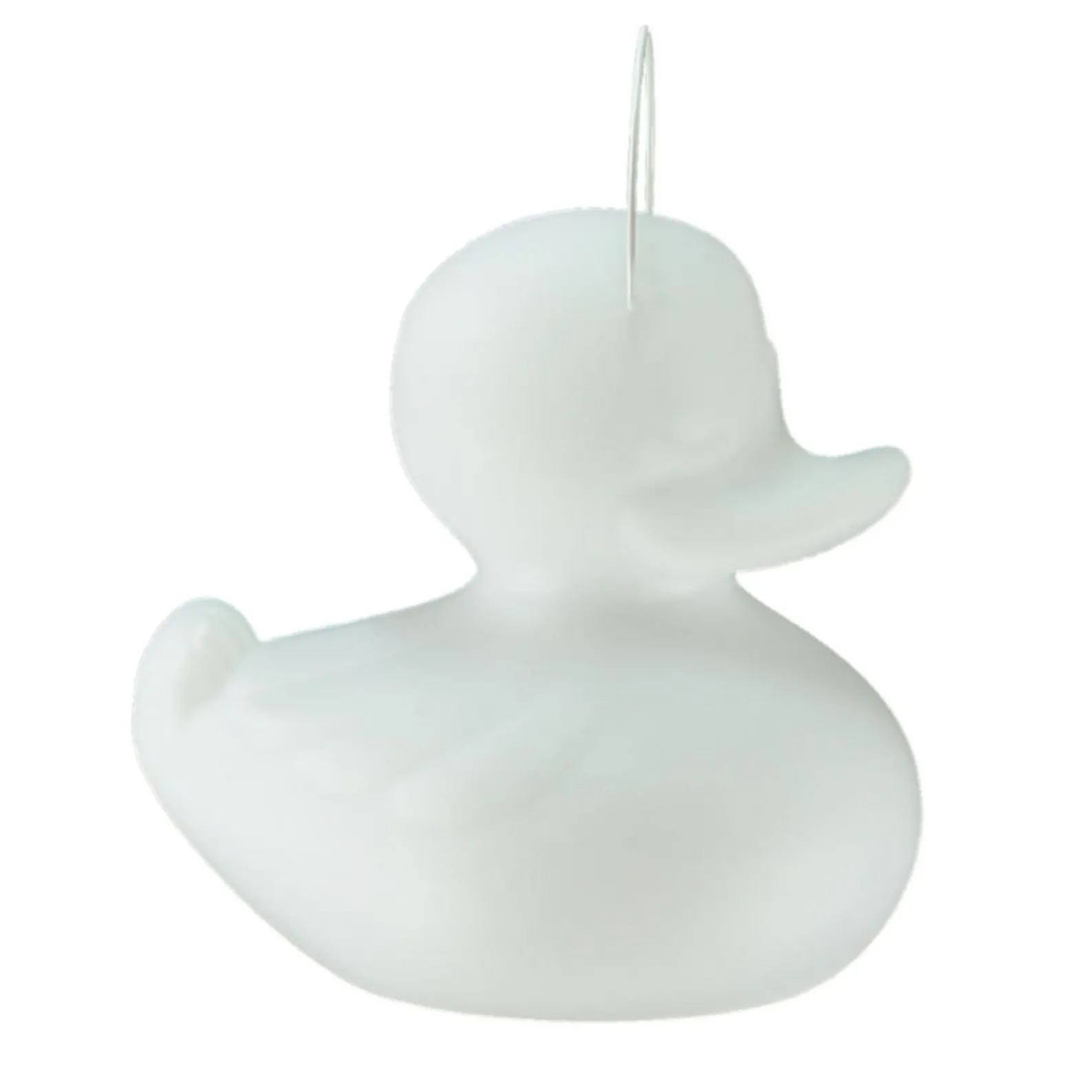 LED-designvalaisin DUCK-DUCK S ulkokäyttöön, valkoinen