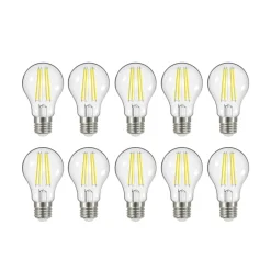 LED-filamenttilamppu E27 5W 2700K 1060 lm 10 kpl