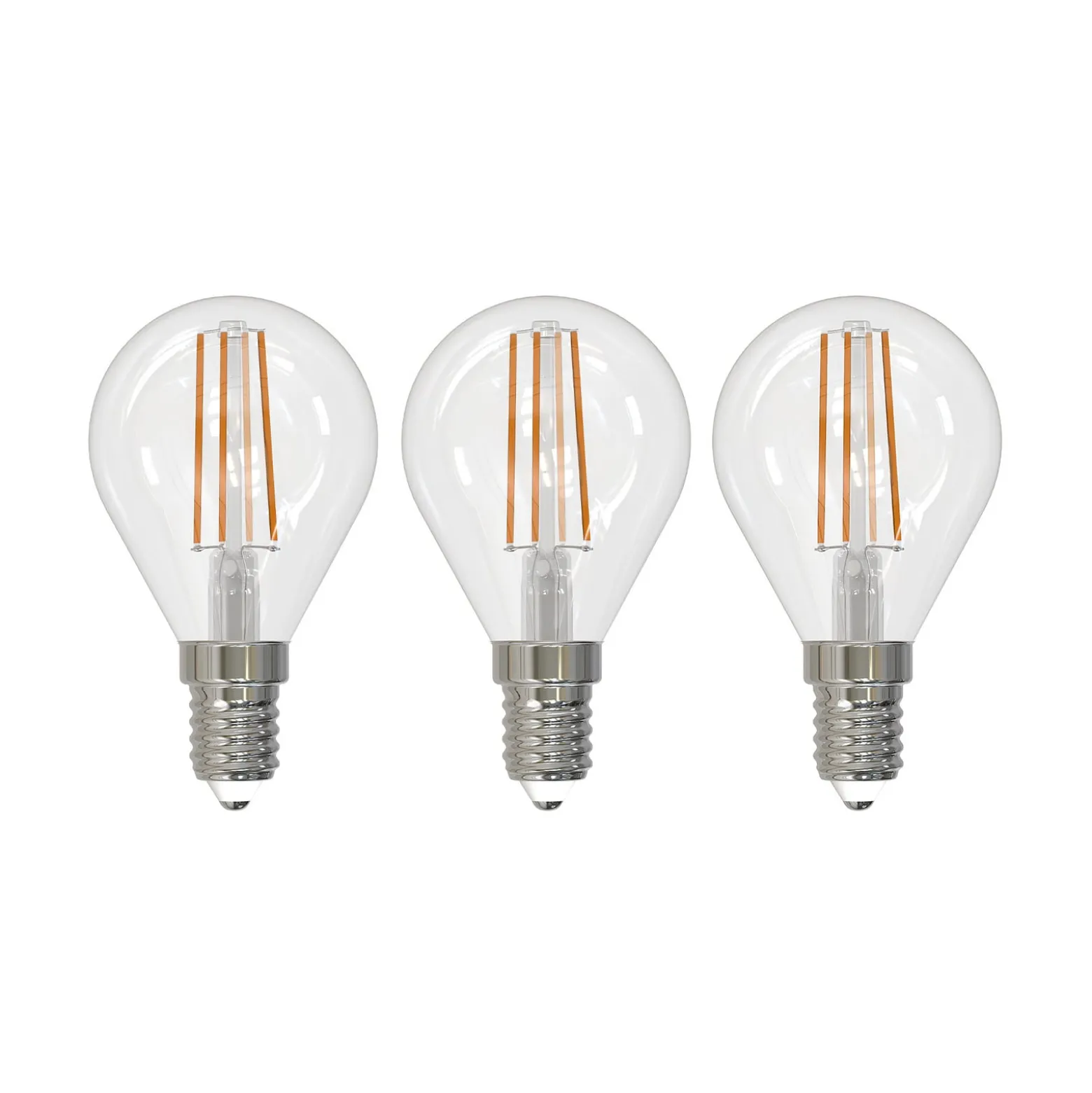 LED-filamenttilamppu E14 4W 2700K pisara him. 3x