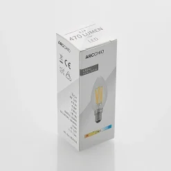 LED-filamenttilamppu E14 4W 827 kynttilä him., 5x