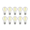 LED-filamenttilamppu E27 3,8W 827 806 lm 10 kpl