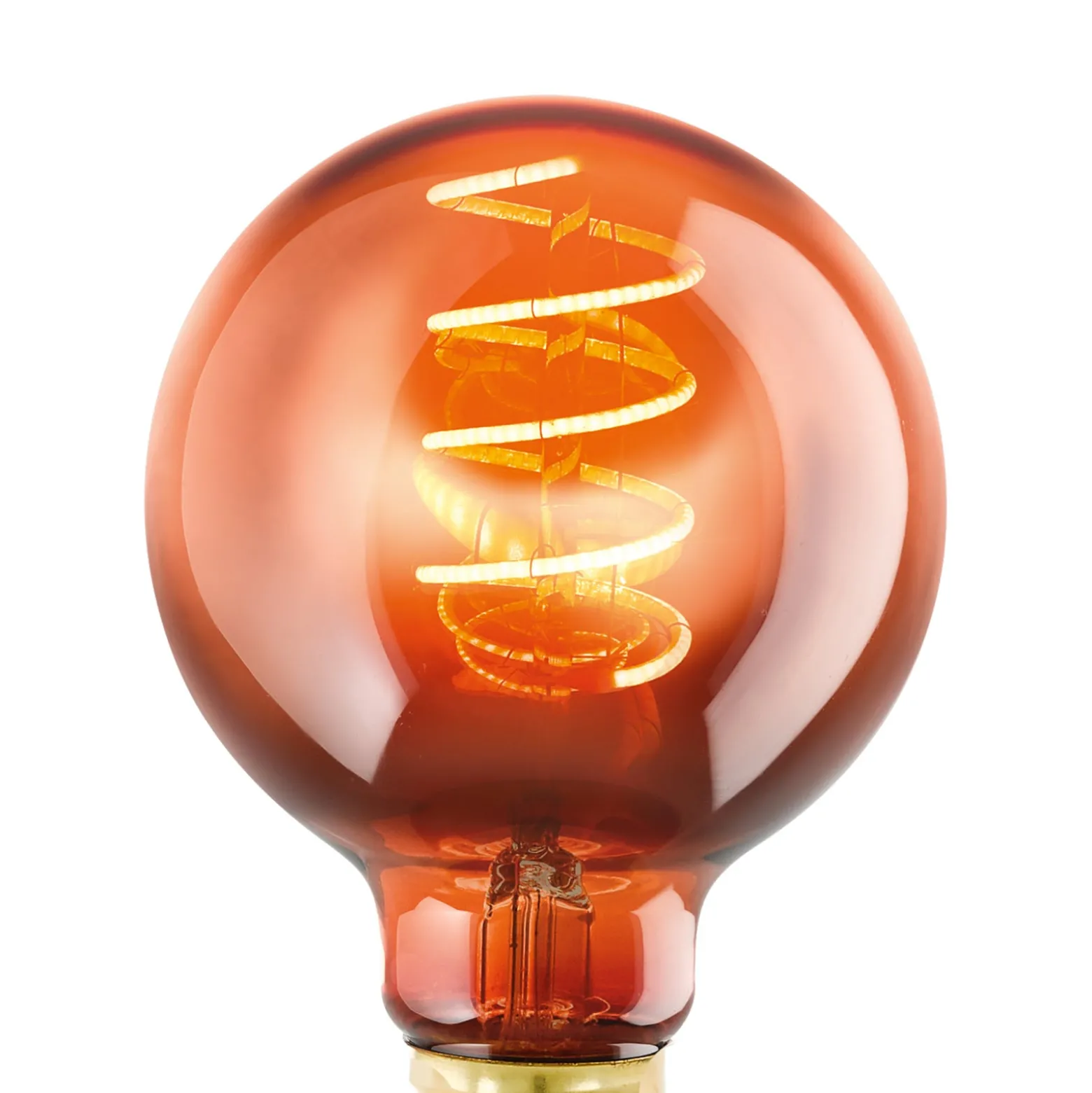 LED-Globe E27 G80 4W filament 2 000 K kupari