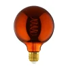 LED Globe E27 G125 4W 2 000 K filament kupari