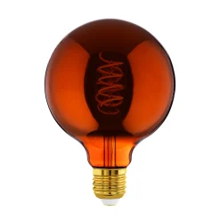 LED Globe E27 G125 4W 2 000 K filament kupari