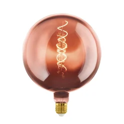 LED-Globe G200 E27 4W 1600 K filament, kupari